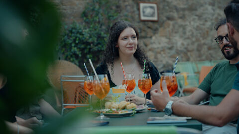 dining table for aperitivo