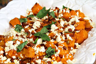 pumpkin and goats cheese