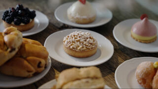 selection of breakfast pastries